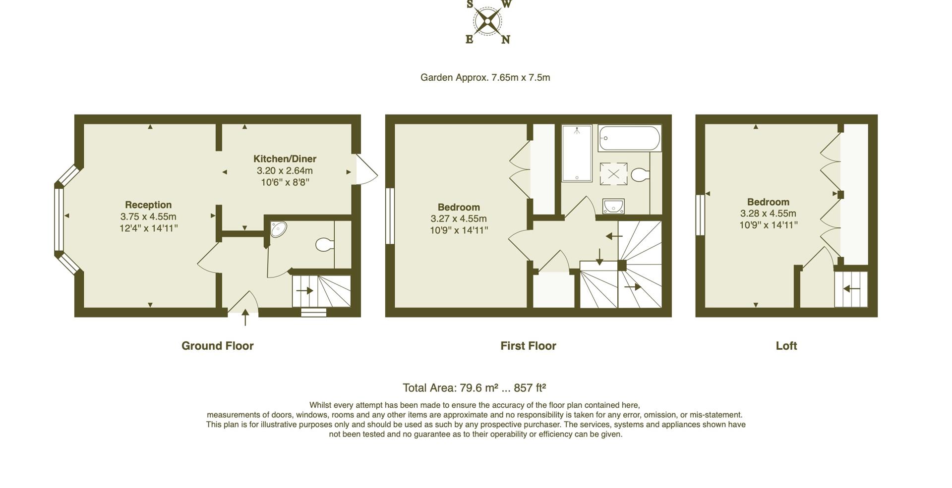 77, Thornhill Road, Leyton floorplan