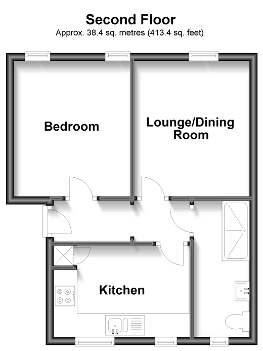 High Street, Uckfield, East Sussex TN22, 1 bedroom flat for sale