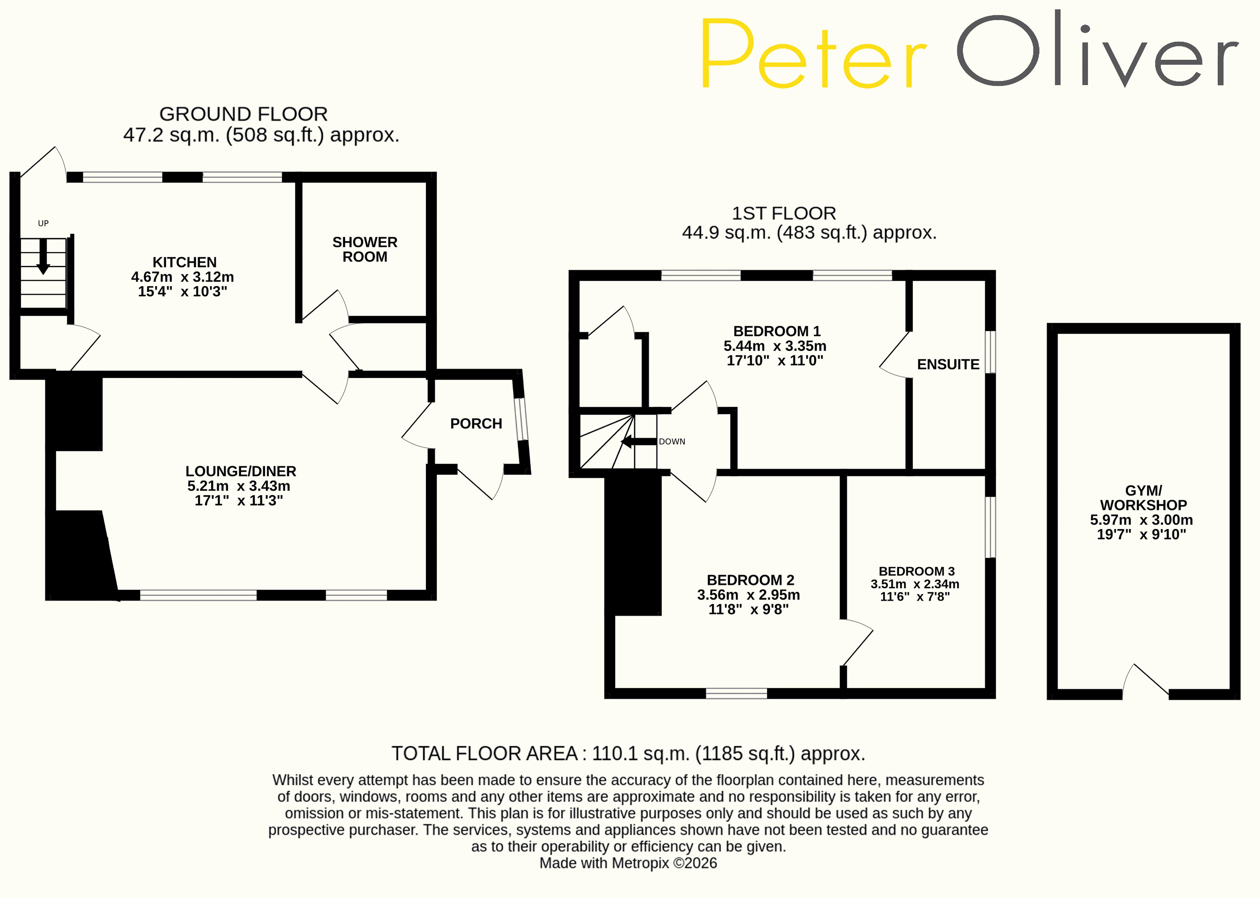 Oaklands, Battle Road, Heathfield floorplan