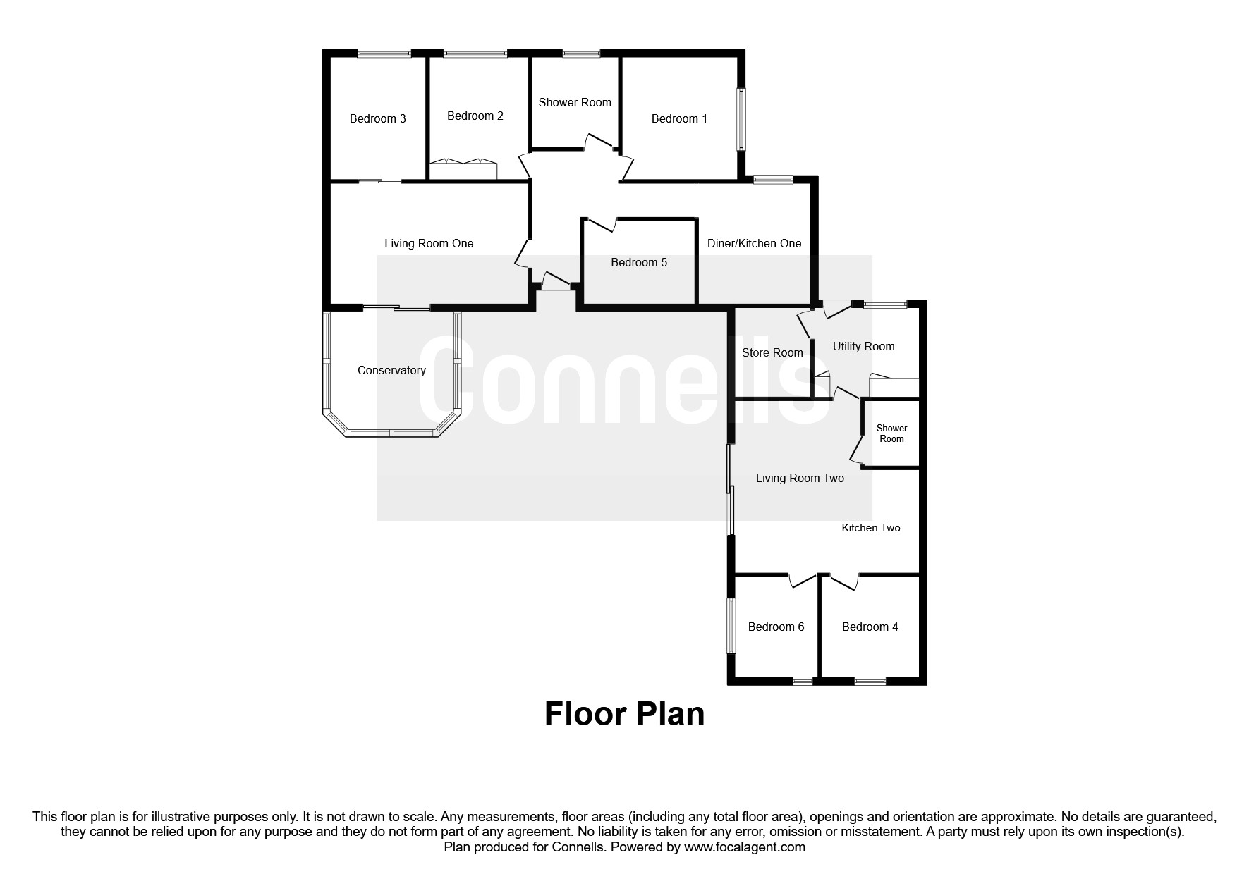 Nut Bush Lane, Torquay TQ2, 6 bedroom detached bungalow for sale