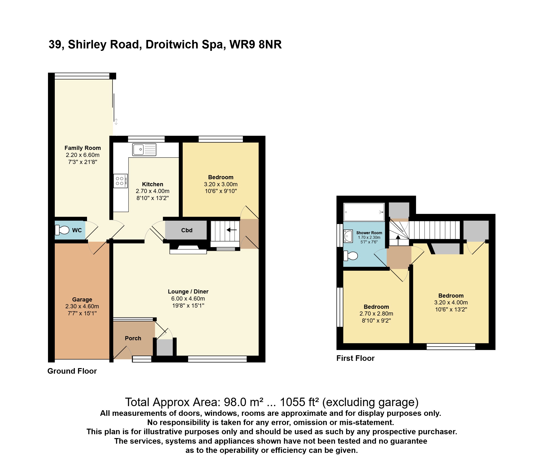 39, Shirley Road, Worcestershire floorplan