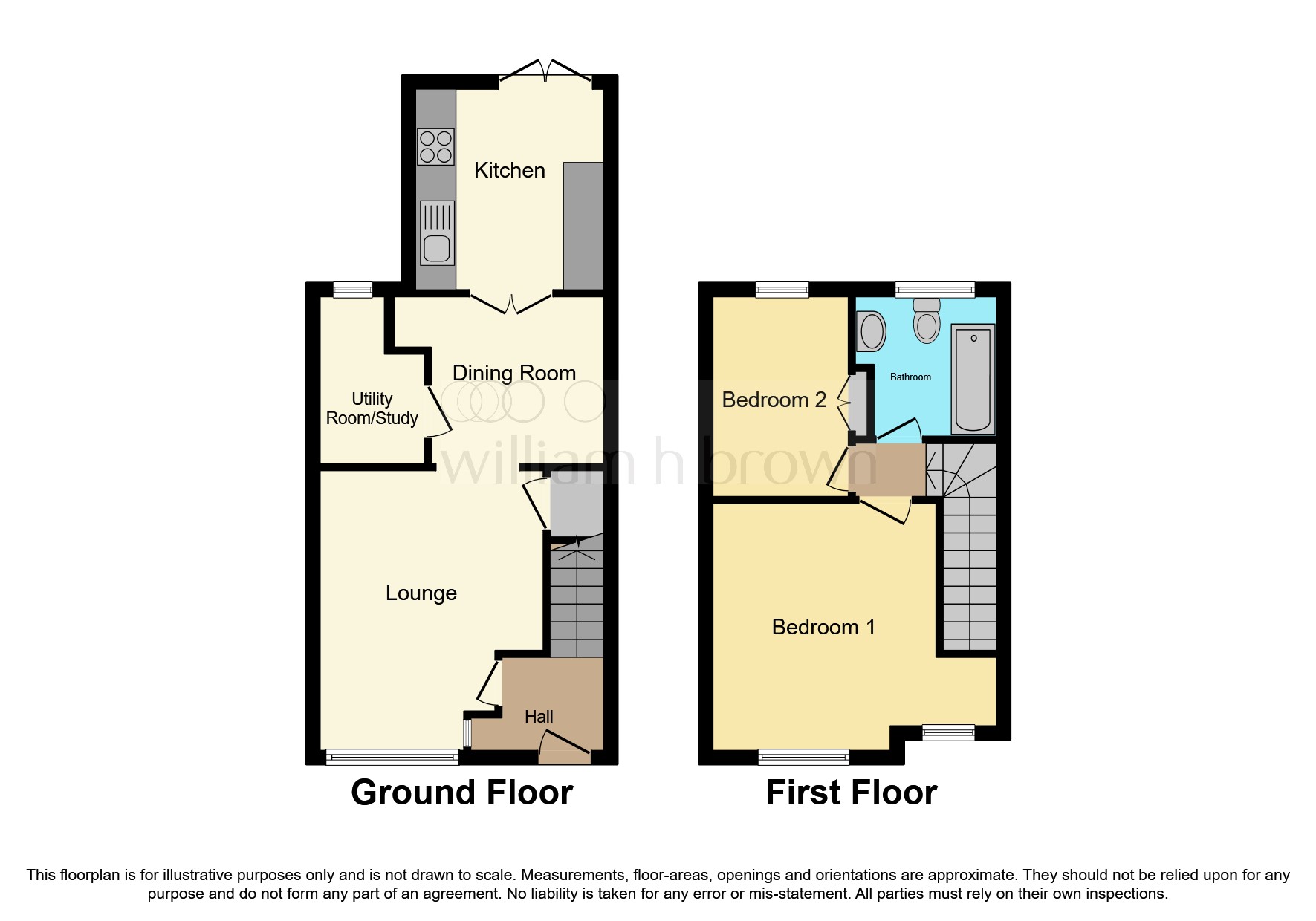 Linthorpe Grove, Willerby, Hull HU10, 2 bedroom terraced house for sale