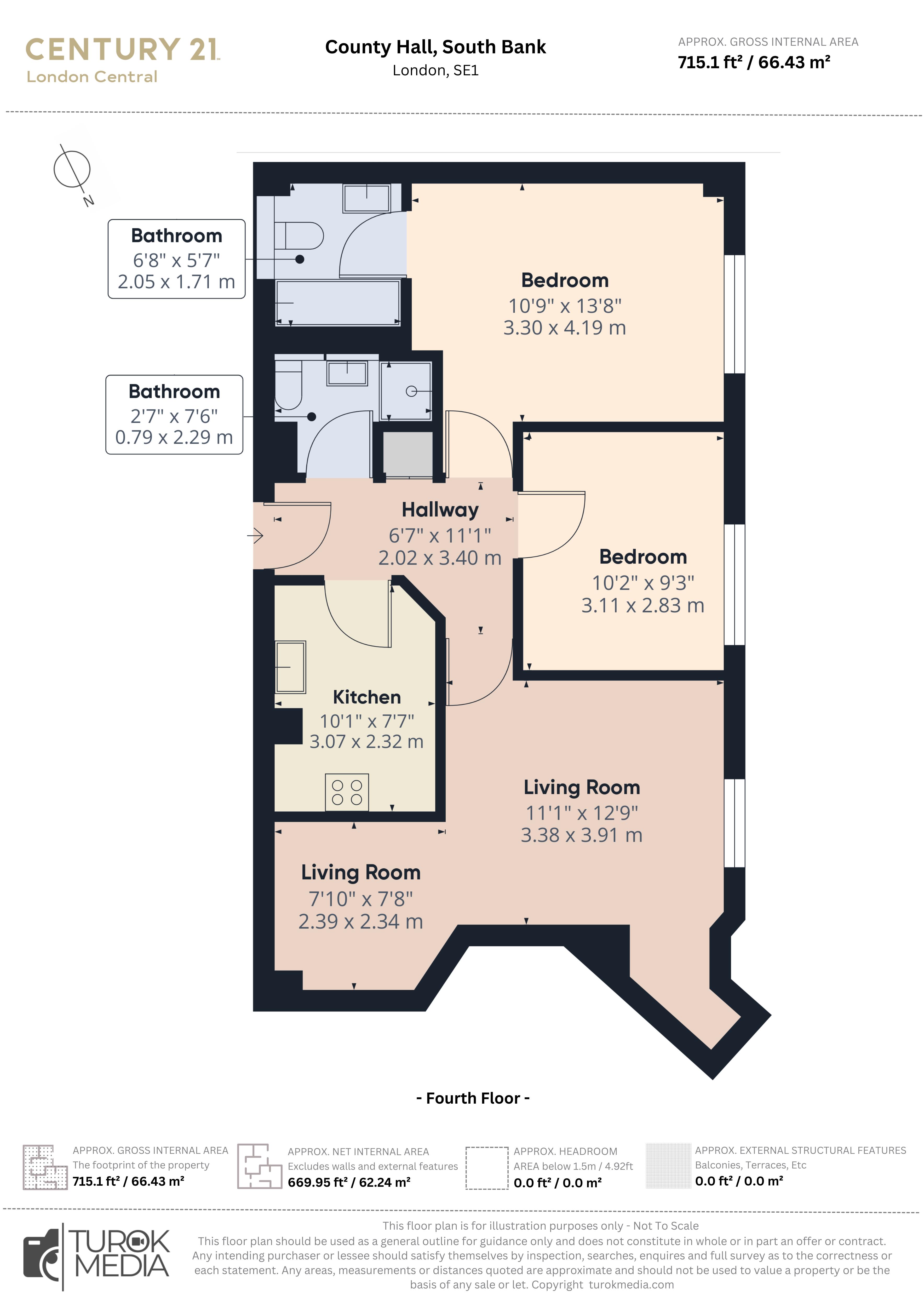 Flat 130, South Block 1b, Belvedere Road, LONDON floorplan