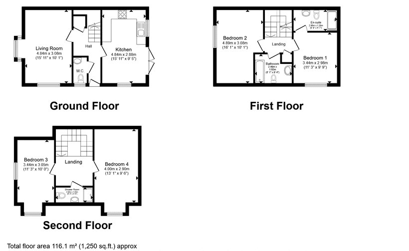 1, Foxby Mews, Lincolnshire floorplan
