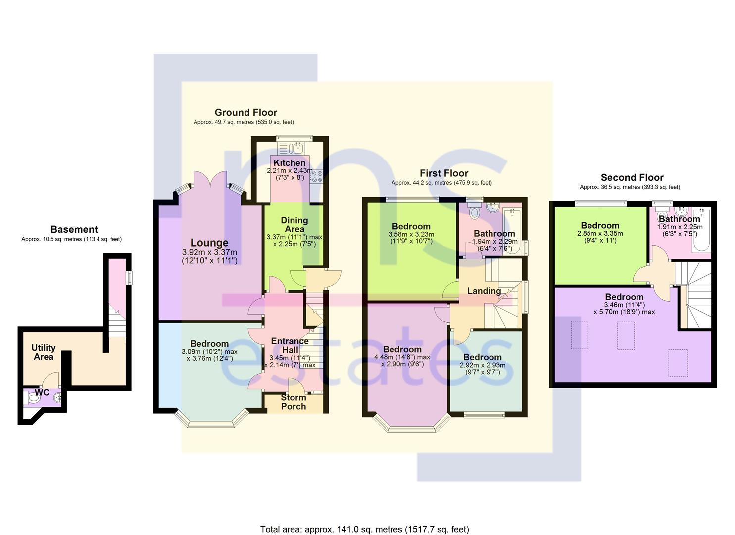 95, Rolleston Drive, Nottingham floorplan