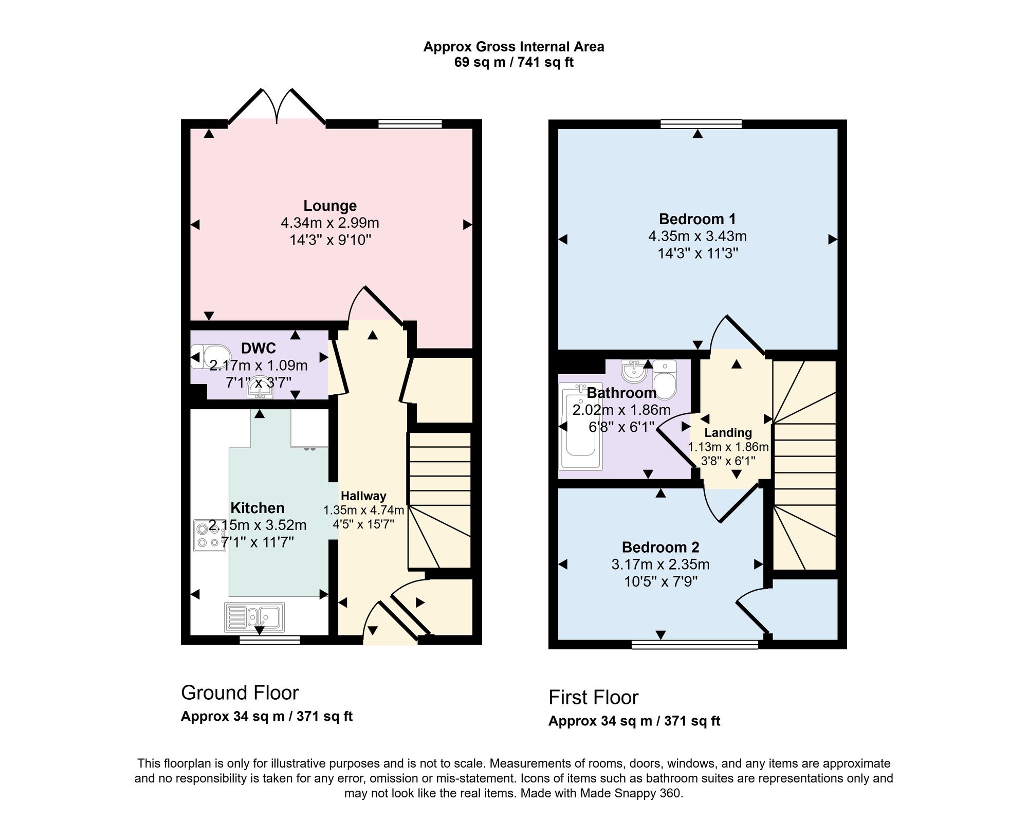 21 Sandy Hill Close, Southampton floorplan
