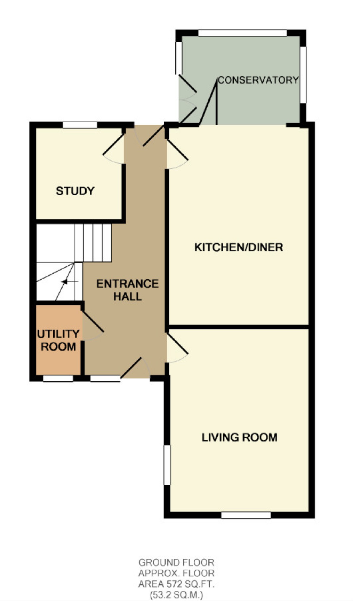 3 Bedrooms End terrace house for sale in Lonsdale Road, Stevenage SG1