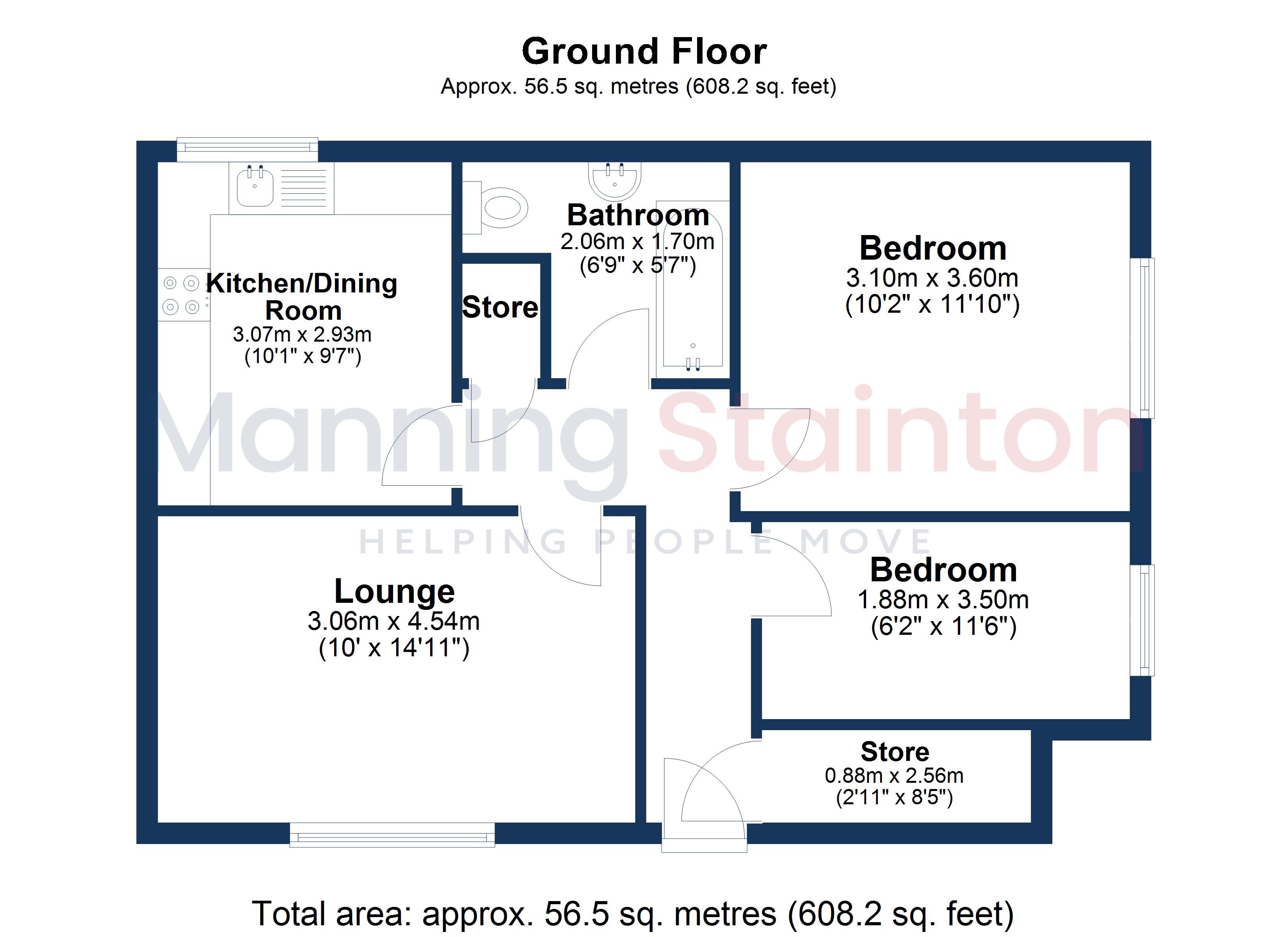 3, Northwood Close, West Yorkshire floorplan