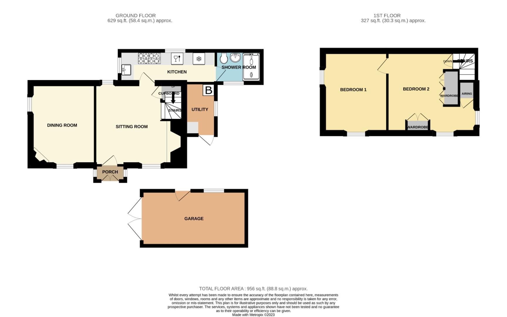 Yew Tree Cottage, 66, Main Road, Northampton floorplan