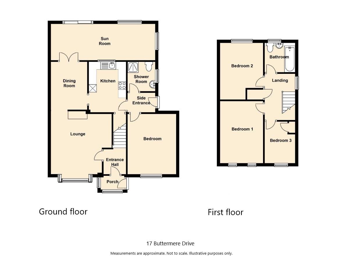 17, Buttermere Drive, Birmingham floorplan