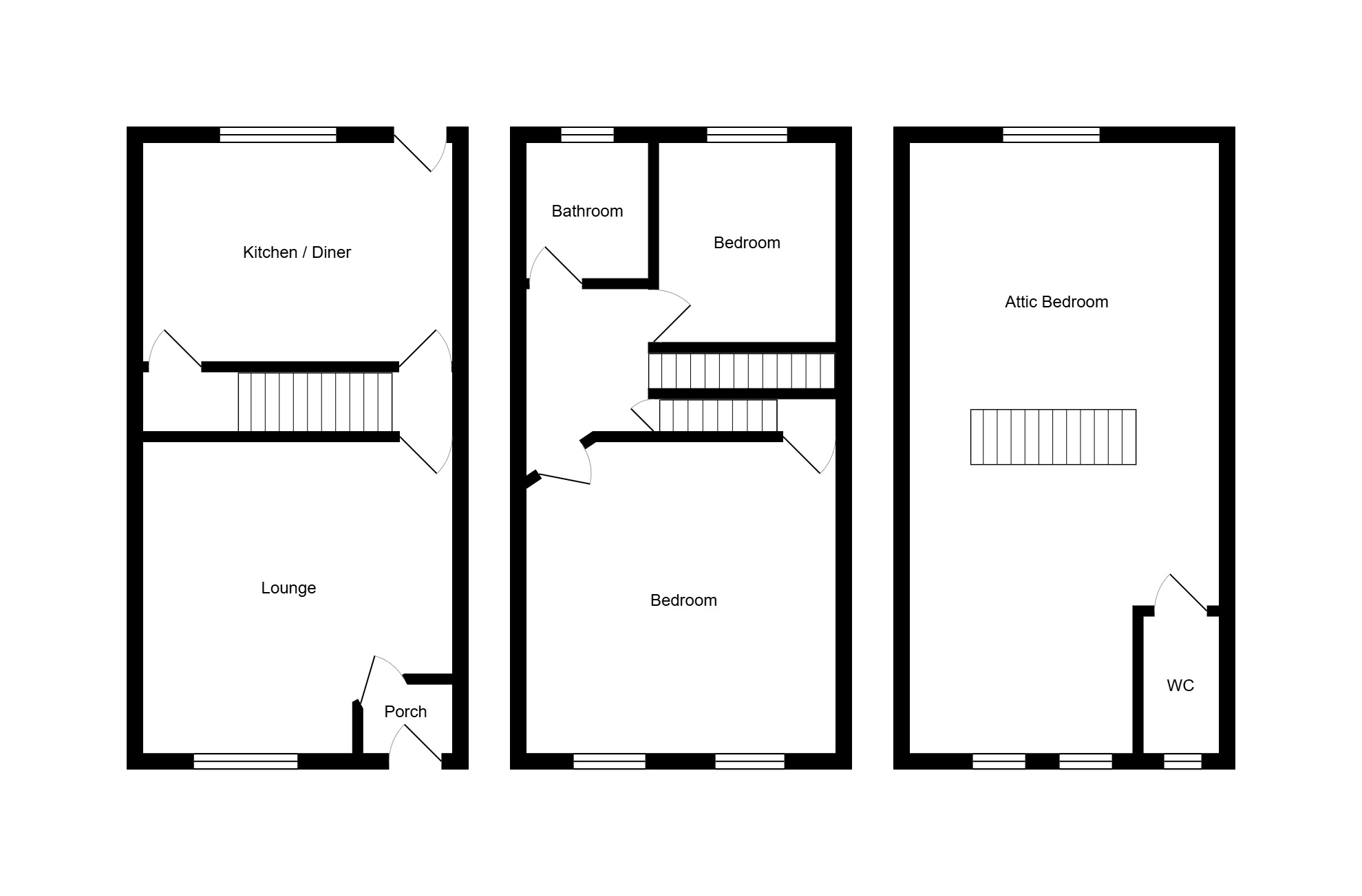 3, West End Terrace, Bradford floorplan