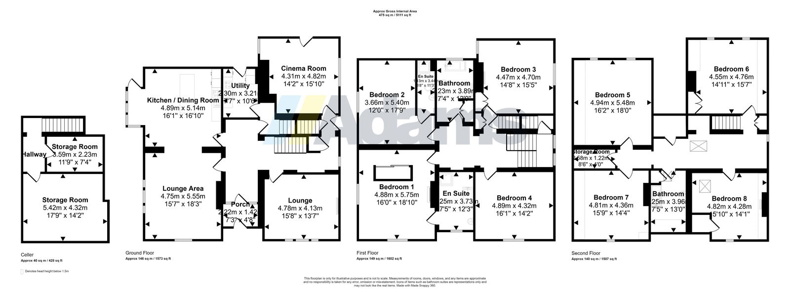 84, Ackers Road, Warrington floorplan