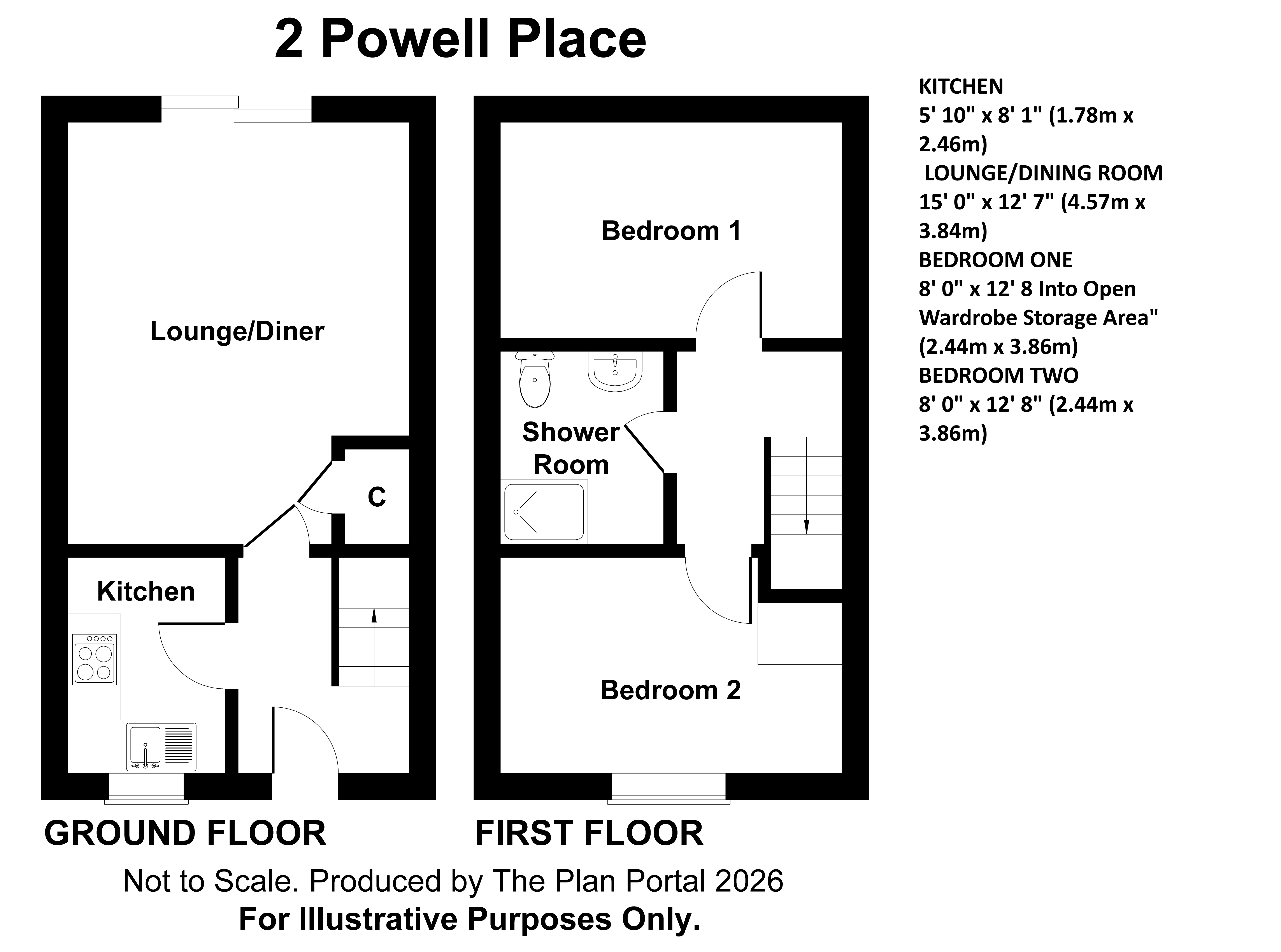 2, Powell Place, Newport floorplan