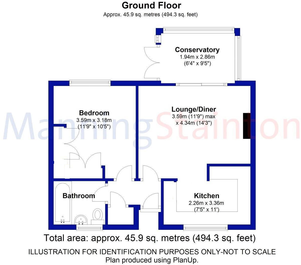 15, High Bank Close, West Yorkshire floorplan