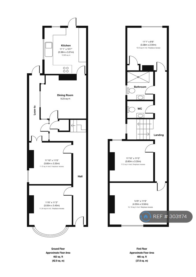 Edmund Road, Southsea floorplan