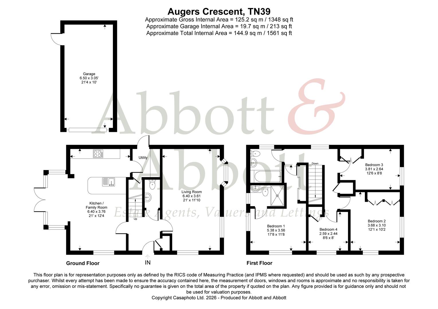 2, Augers Crescent, Bexhill-On-Sea floorplan