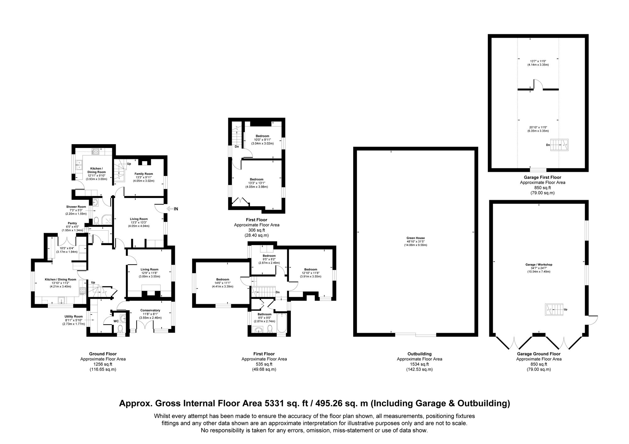Lane End Cottage Old Cherry Lane, Lymm floorplan