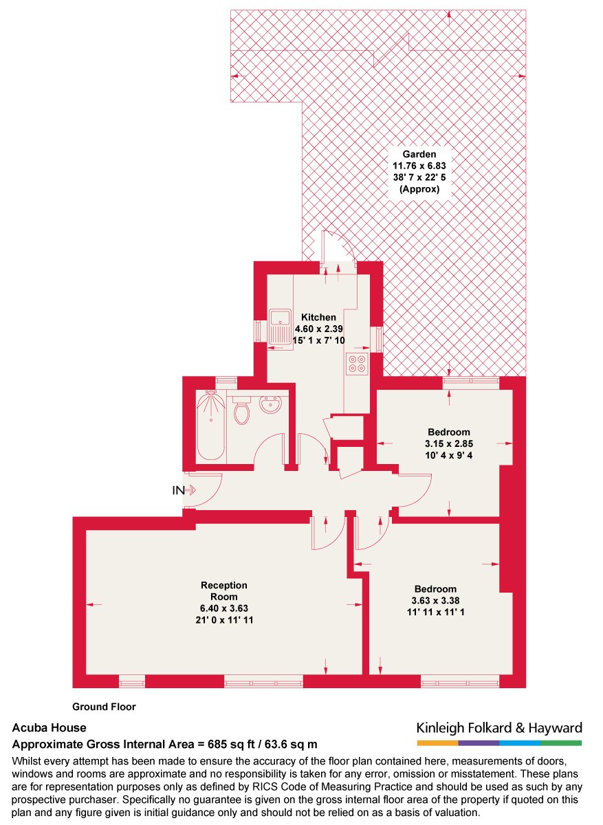 2 Acuba House,, Acuba Road, London floorplan