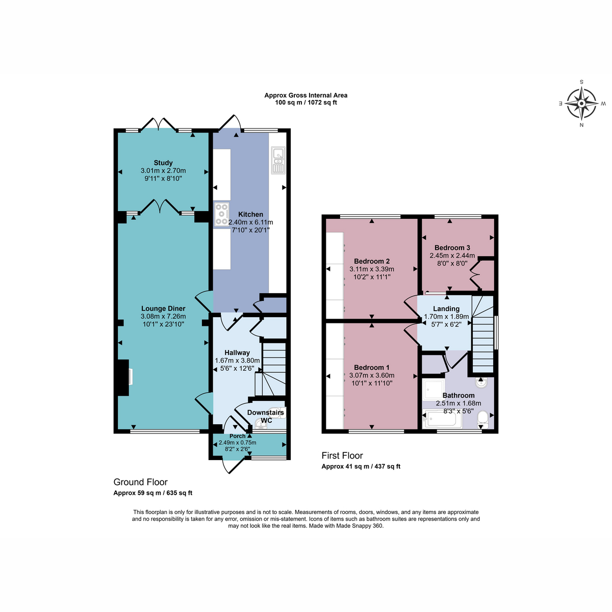 36, Bell Lane, Broxbourne floorplan
