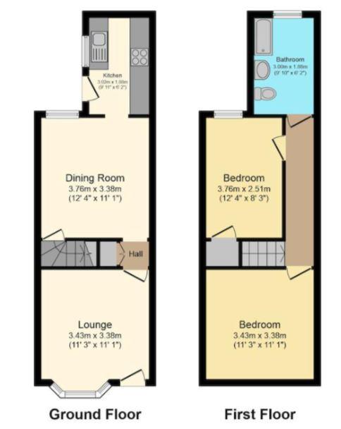 Wilberforce Road, Leicester floorplan