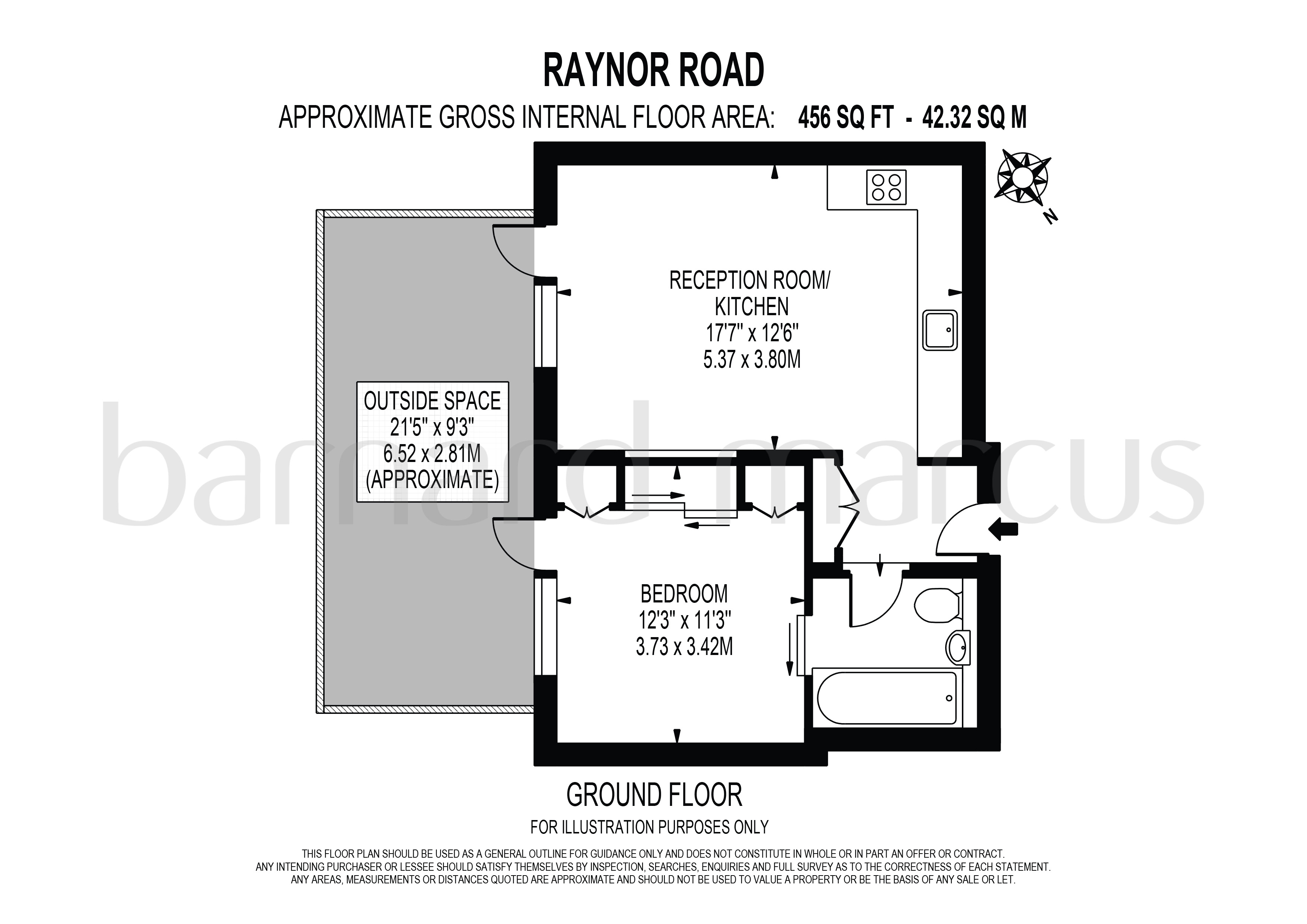 Flat 2, 18, Rayners Road, LONDON floorplan