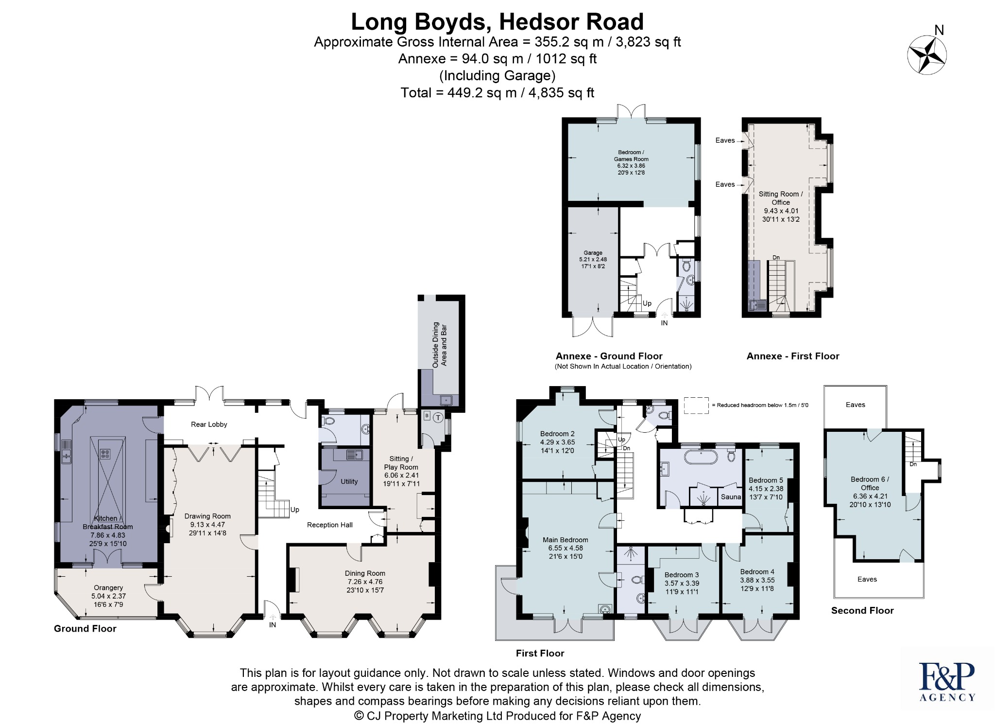 Long Boyds, Hedsor Road, Buckinghamshire floorplan
