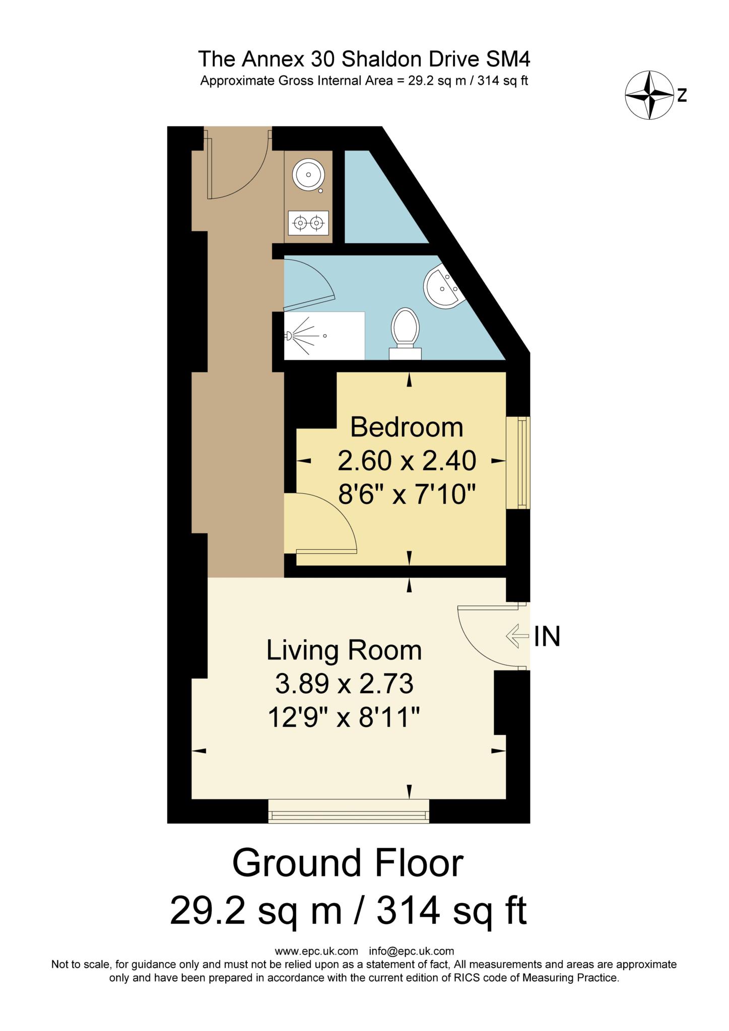 Annexe, Shaldon Drive, Morden floorplan