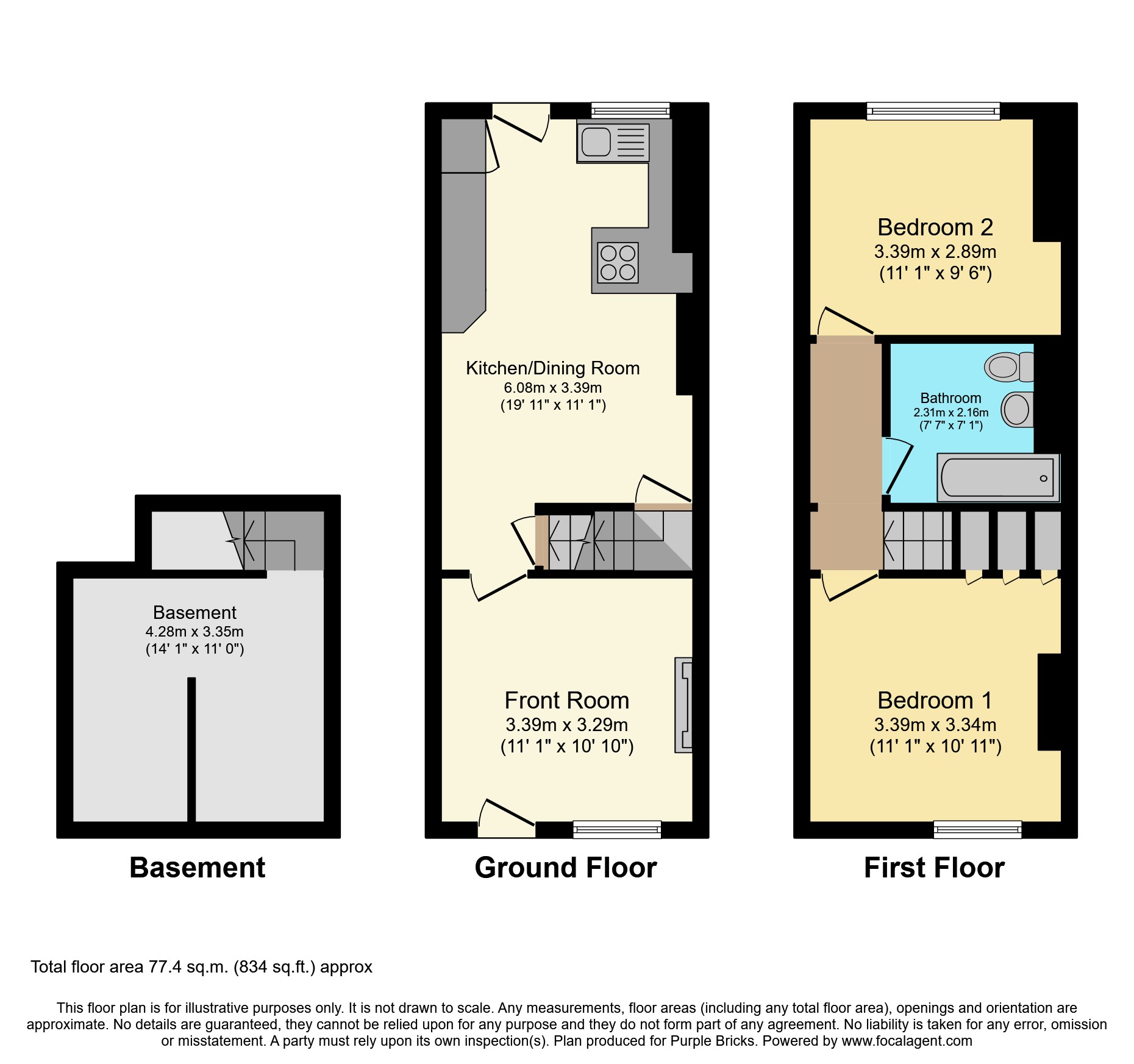 Chapel Street, Bramcote Village, Nottingham NG9, 2 bedroom terraced