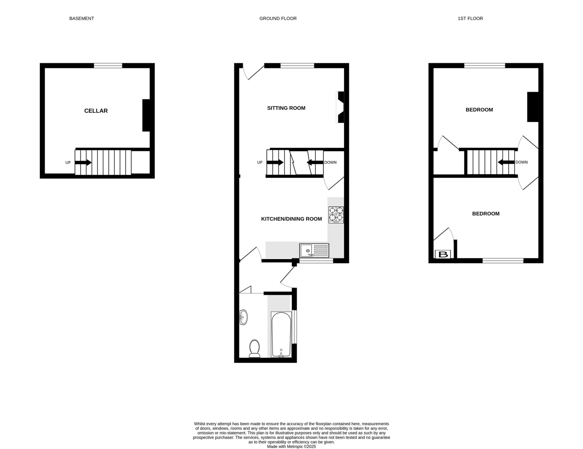 13, Belmont, Deal floorplan