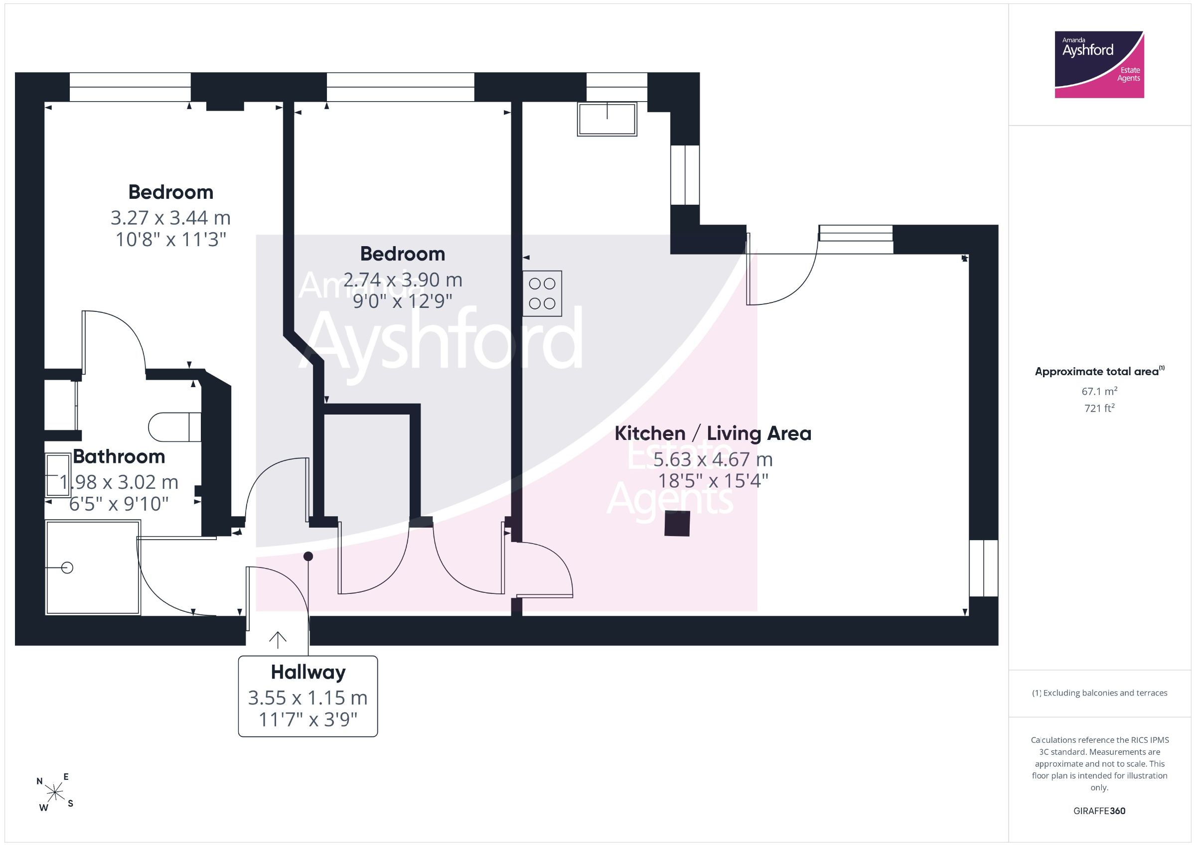 Flat 11, Tor Sands, Paignton floorplan