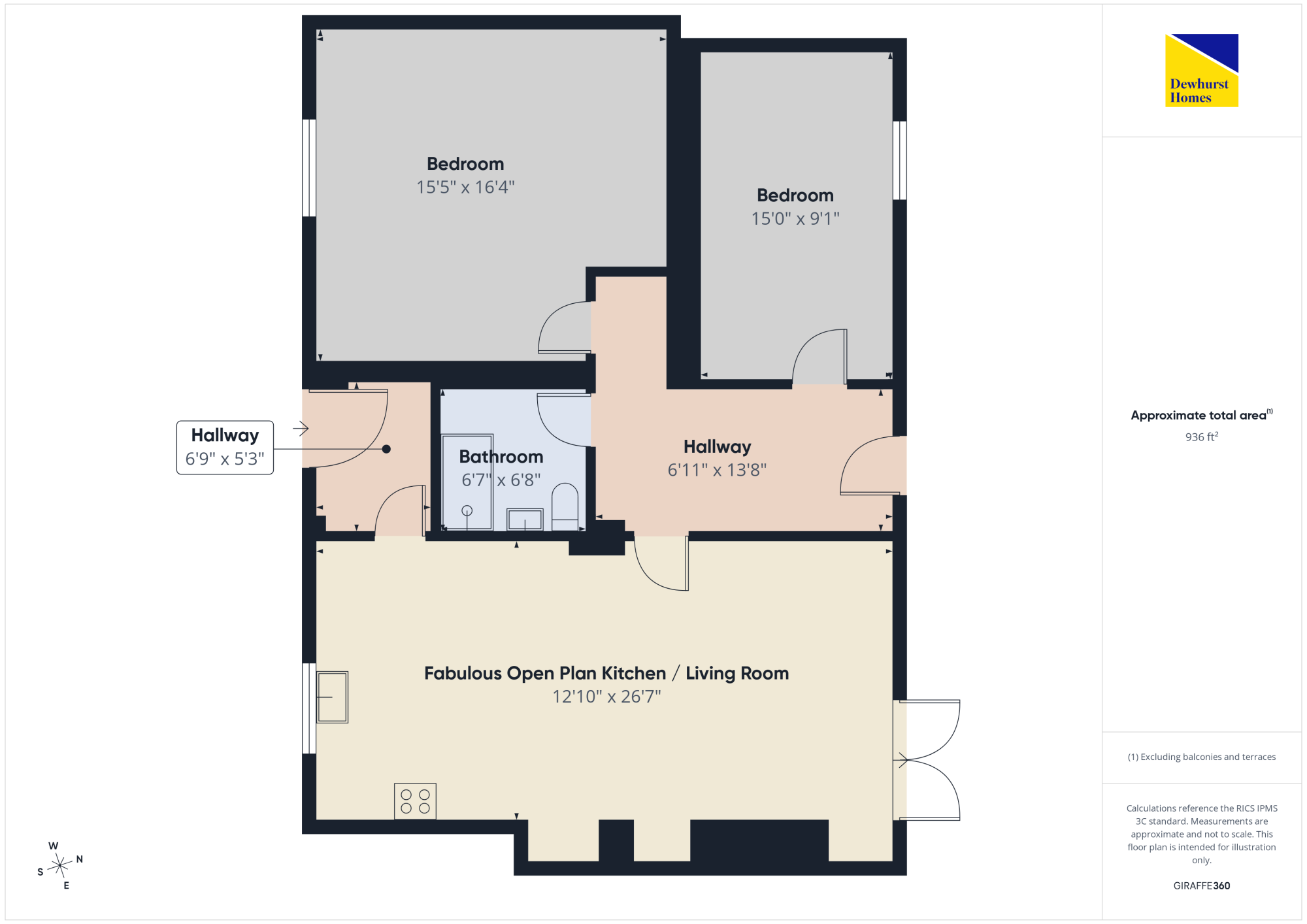 Flat 1, 29, Preston Street, Kirkham floorplan