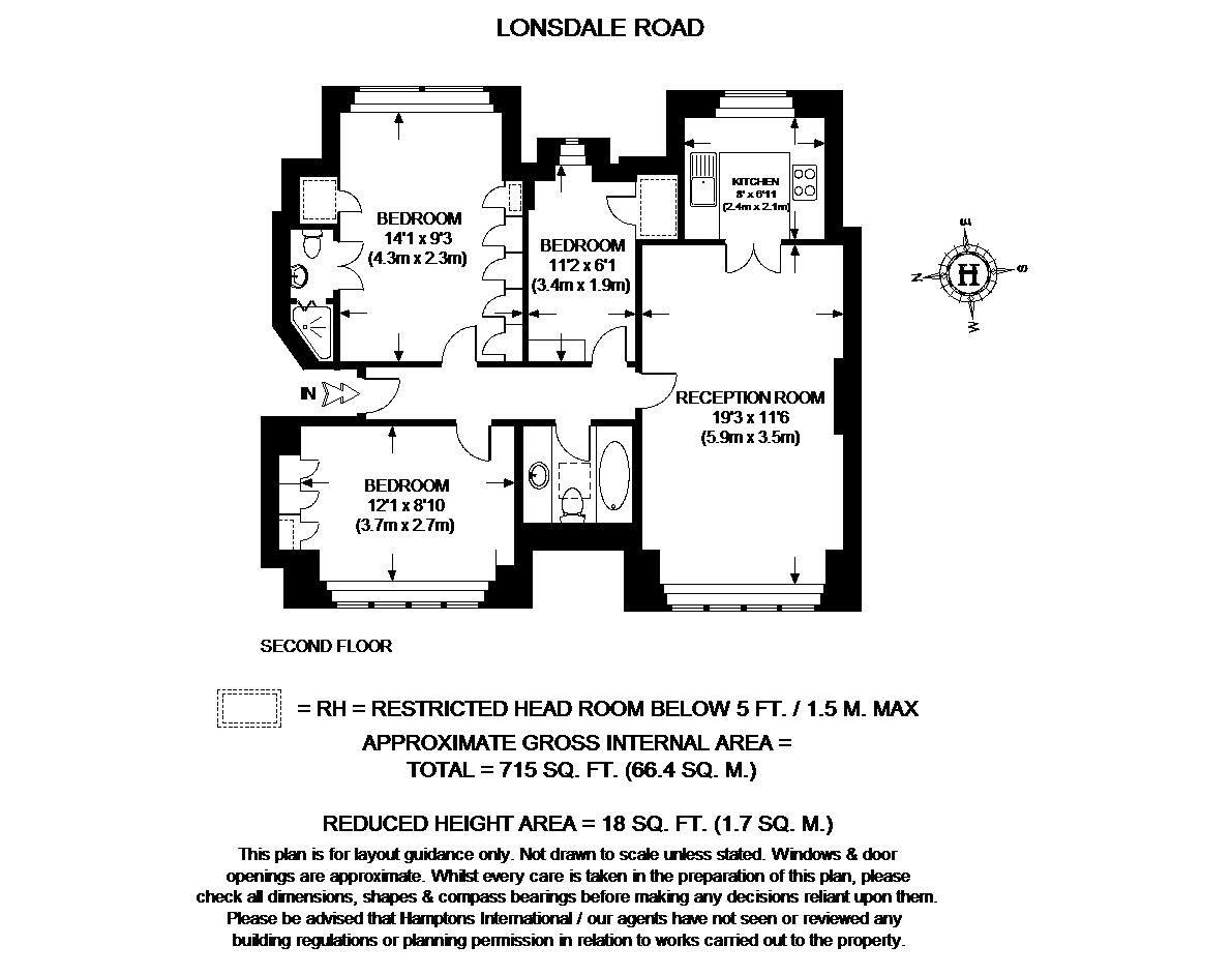 3 Bedrooms Flat to rent in Lonsdale Road, London W4