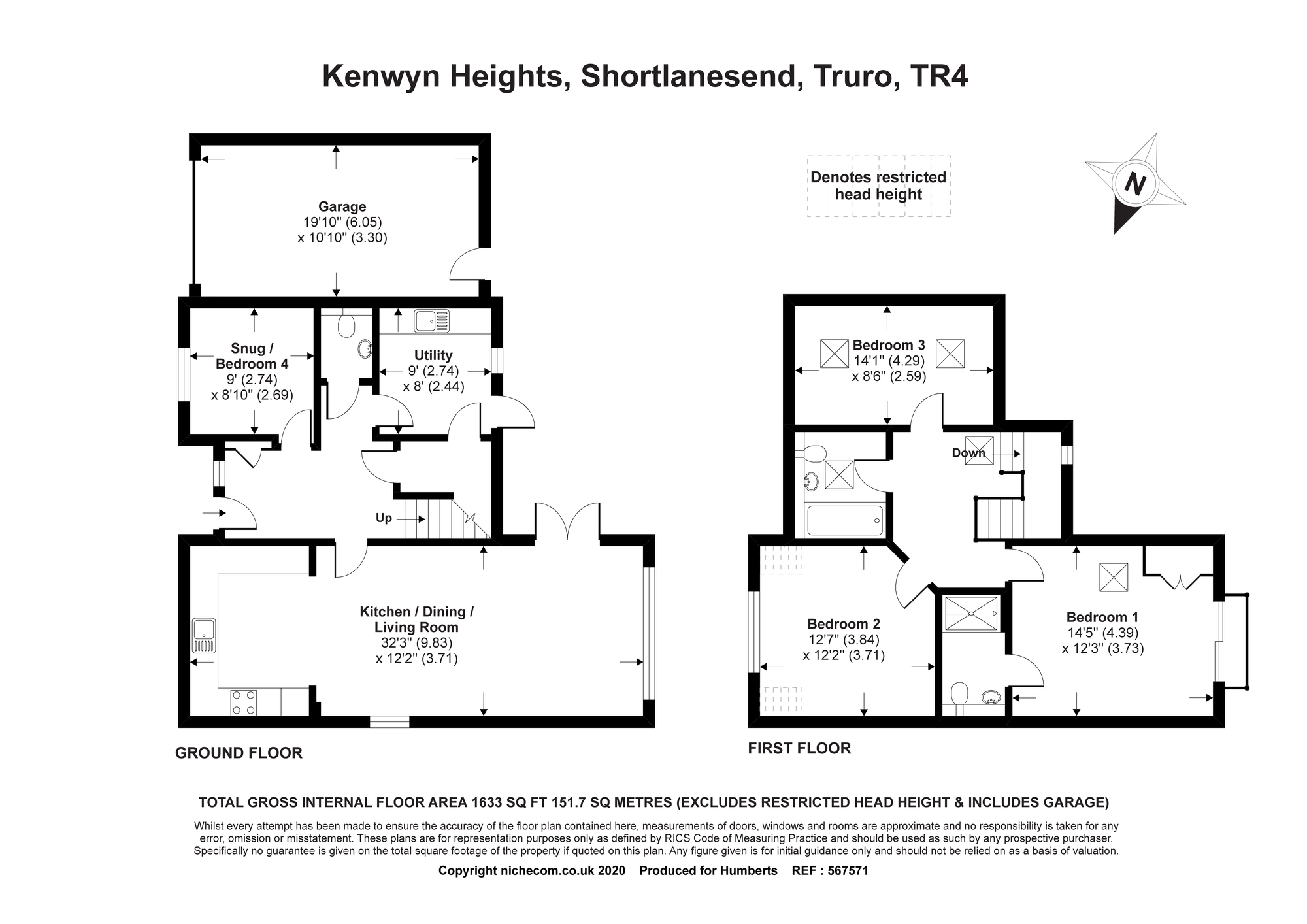 Free property report 18 Kenwyn Heights, Shortlanesend, TR4 9FQ Chimnie