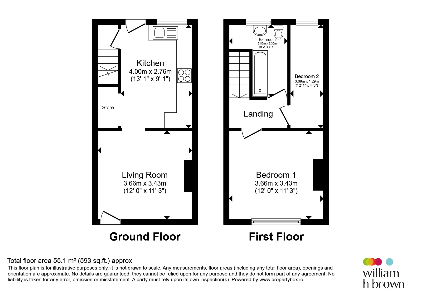 58, Silverdales, Sheffield floorplan