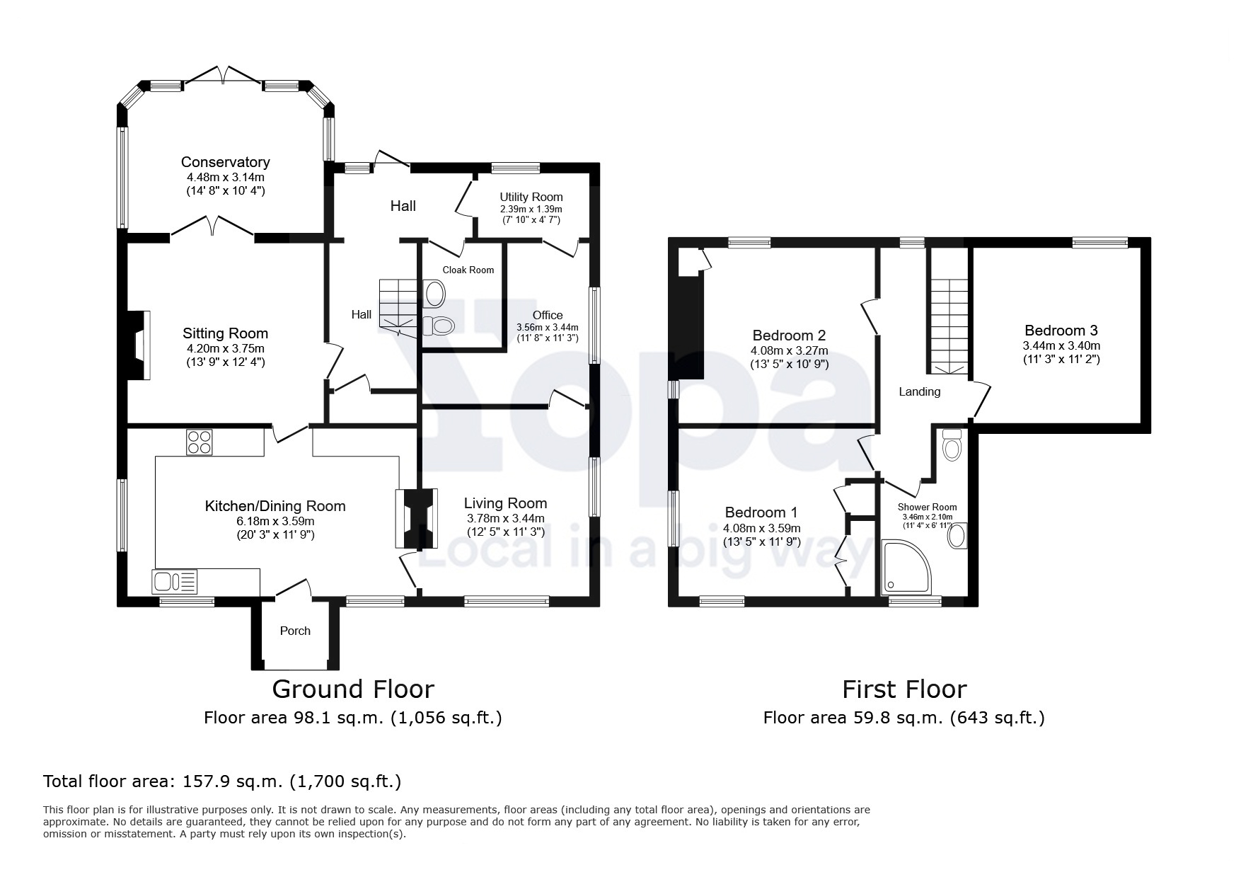 1, Pitchcroft Lane, Newport floorplan