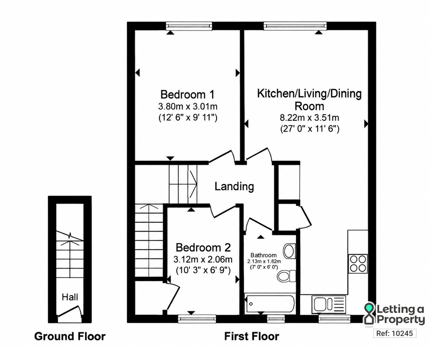 72, Athens Drive, Manchester floorplan