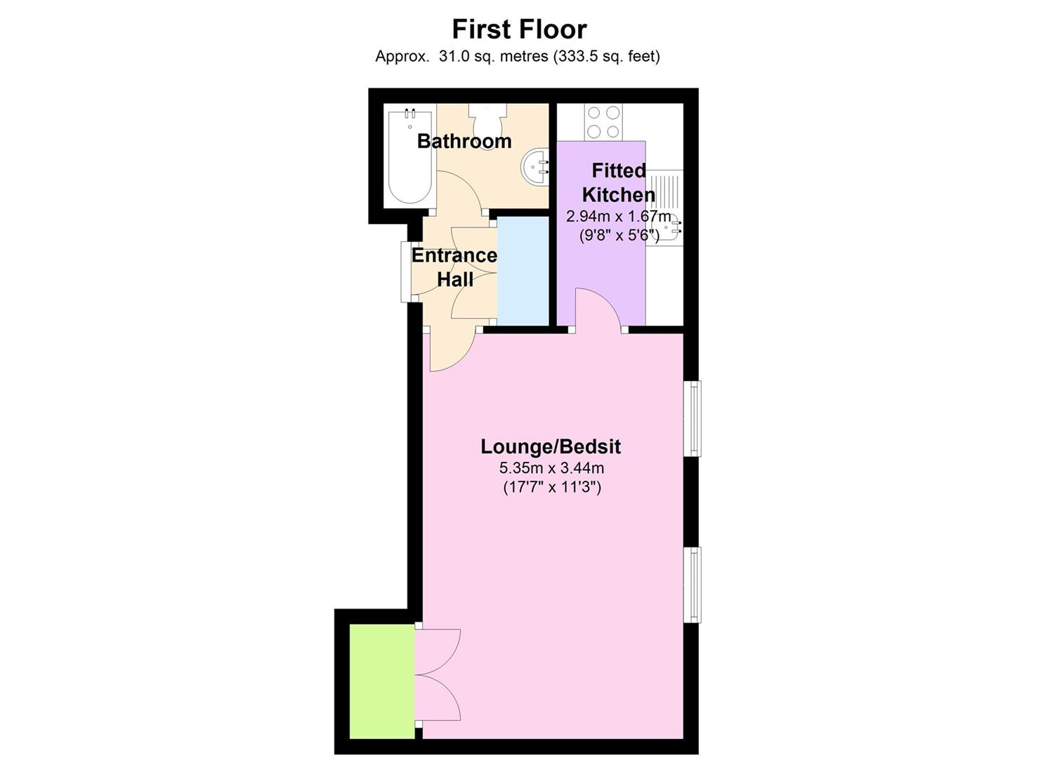 1 Bedrooms Flat to rent in Willow Way, Toddington, Dunstable LU5