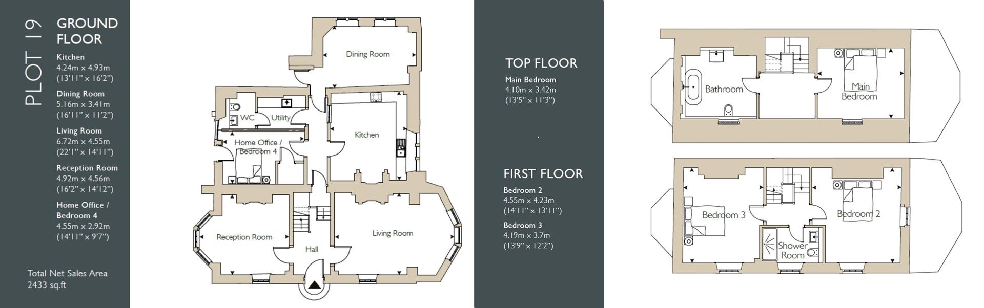 Plot 19, Courtfield Gardens, Polebarn Road, Trowbridge floorplan