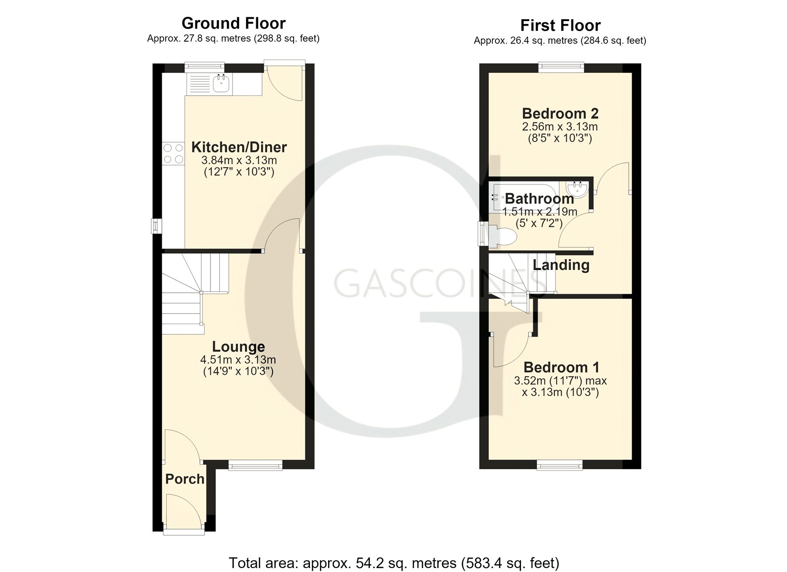 New Scott Street, Mansfield floorplan