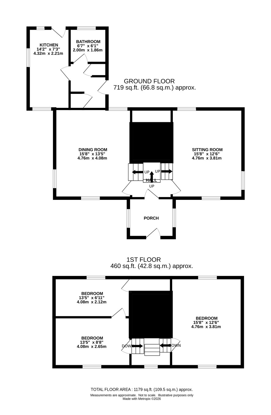 Mizpah, Bells Lane, Diss floorplan