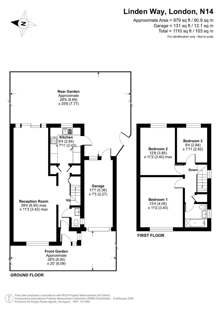 107, Linden way, London floorplan
