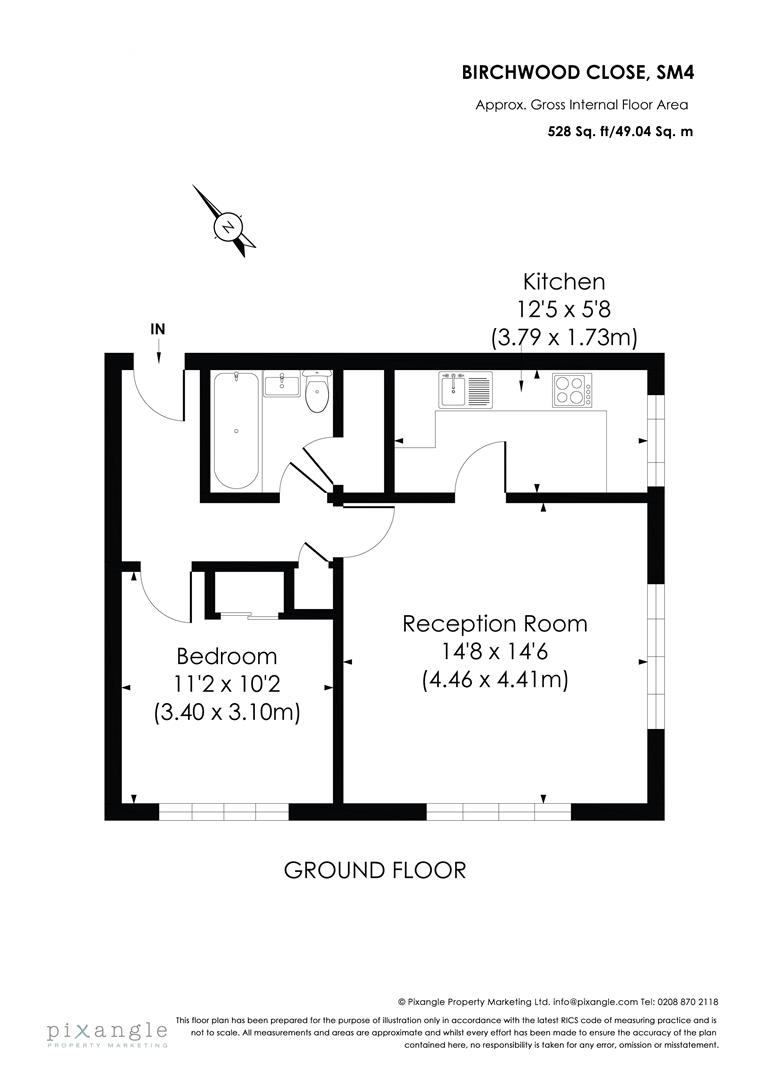 31, Birchwood Close, Morden floorplan