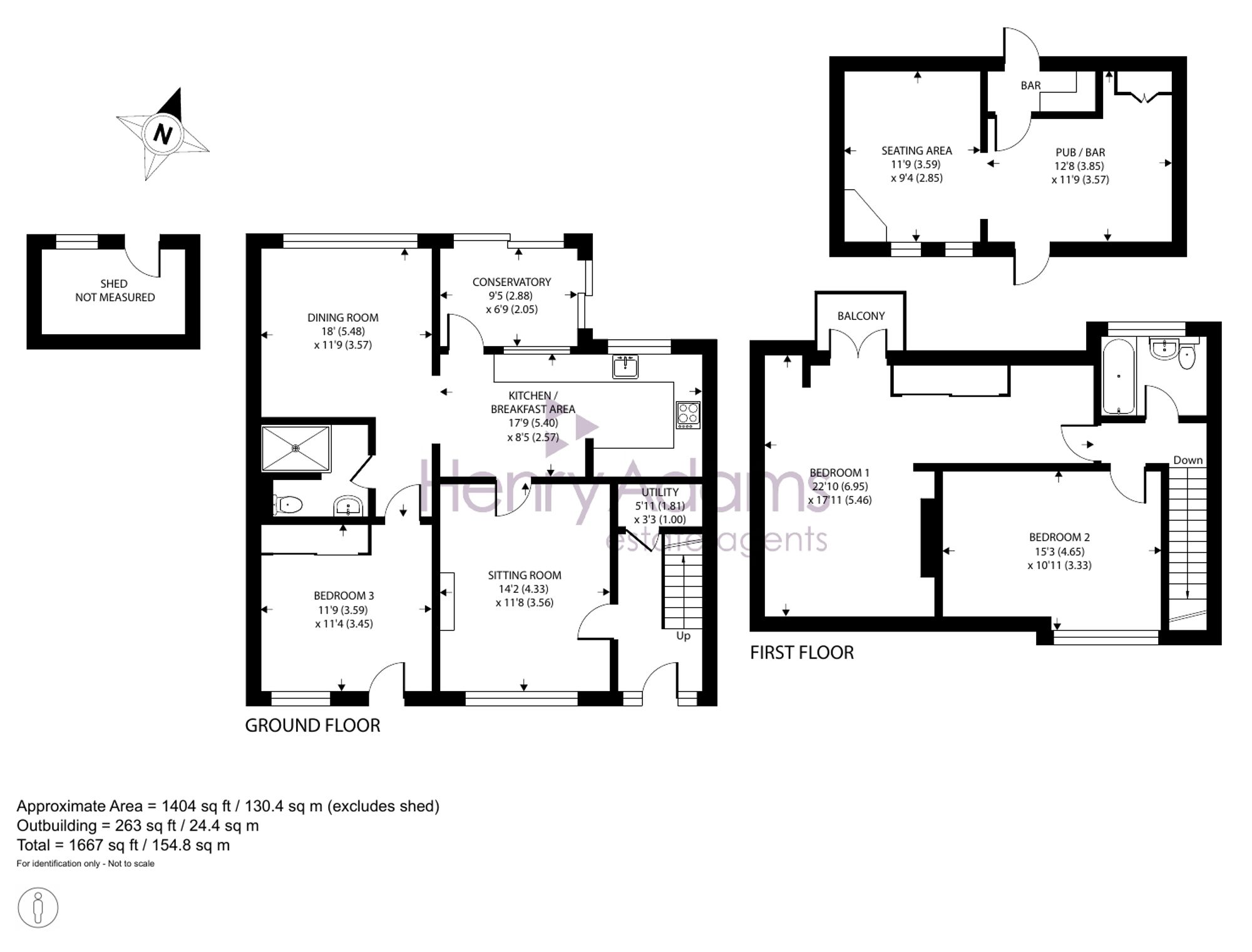 Dean Cottage Amberley Road, Pulborough floorplan
