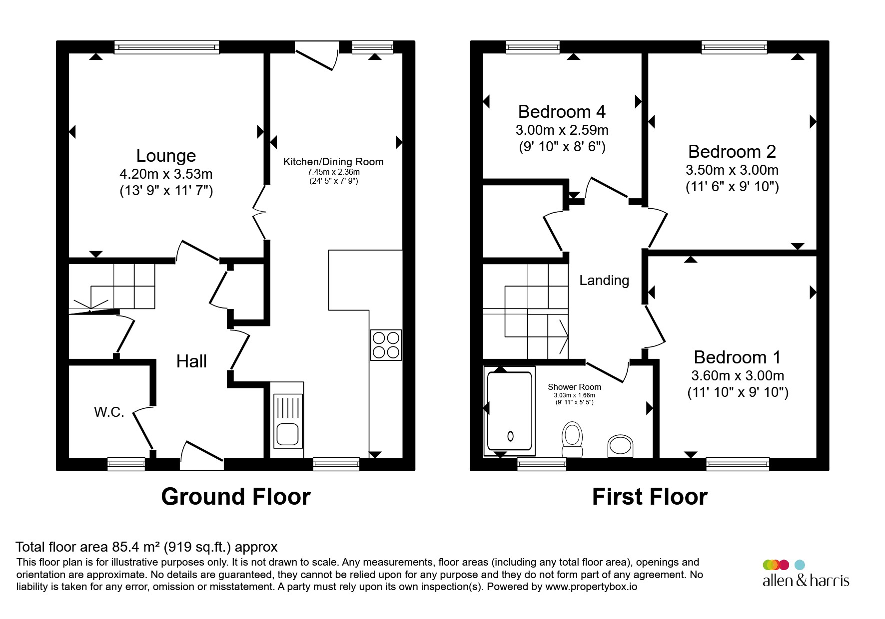 19, Fencedyke Way, Irvine floorplan