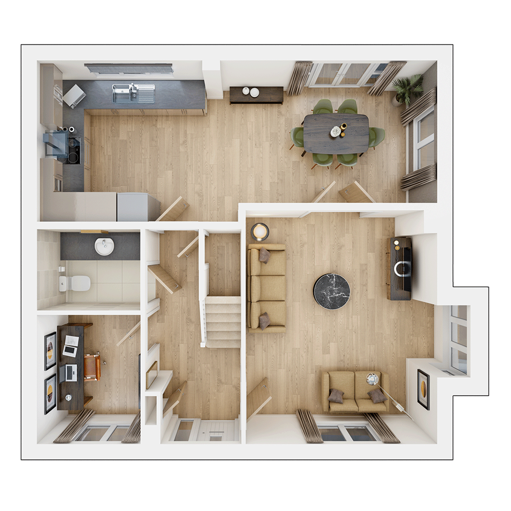 The Manford - Plot 29, Swinnow Park, Racecourse Approach, Wetherby floorplan