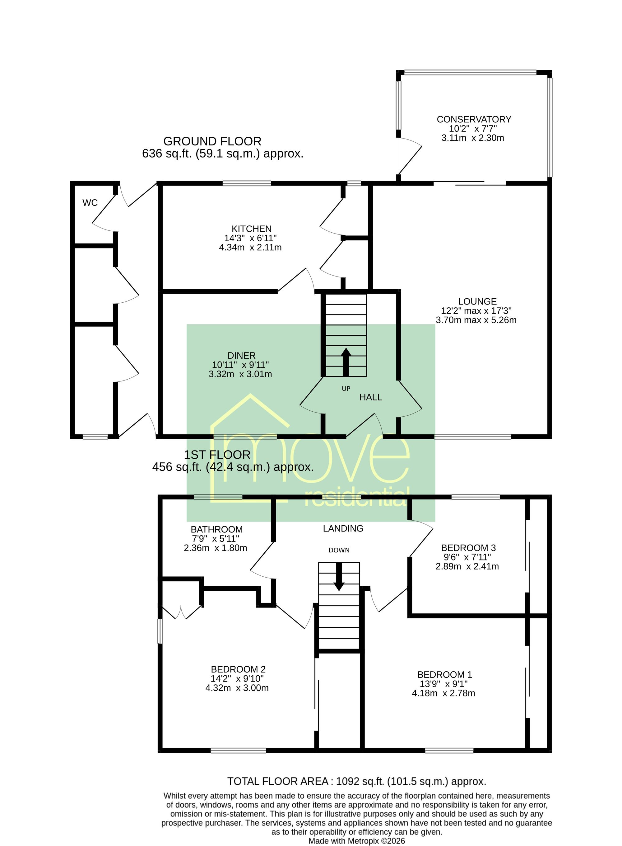 176 Irby Road, Wirral floorplan