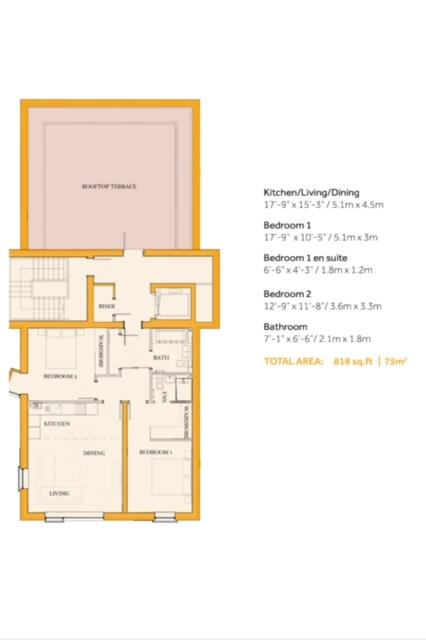 Flat 9, 3, Sarason Apartments, Grenville Place, London floorplan