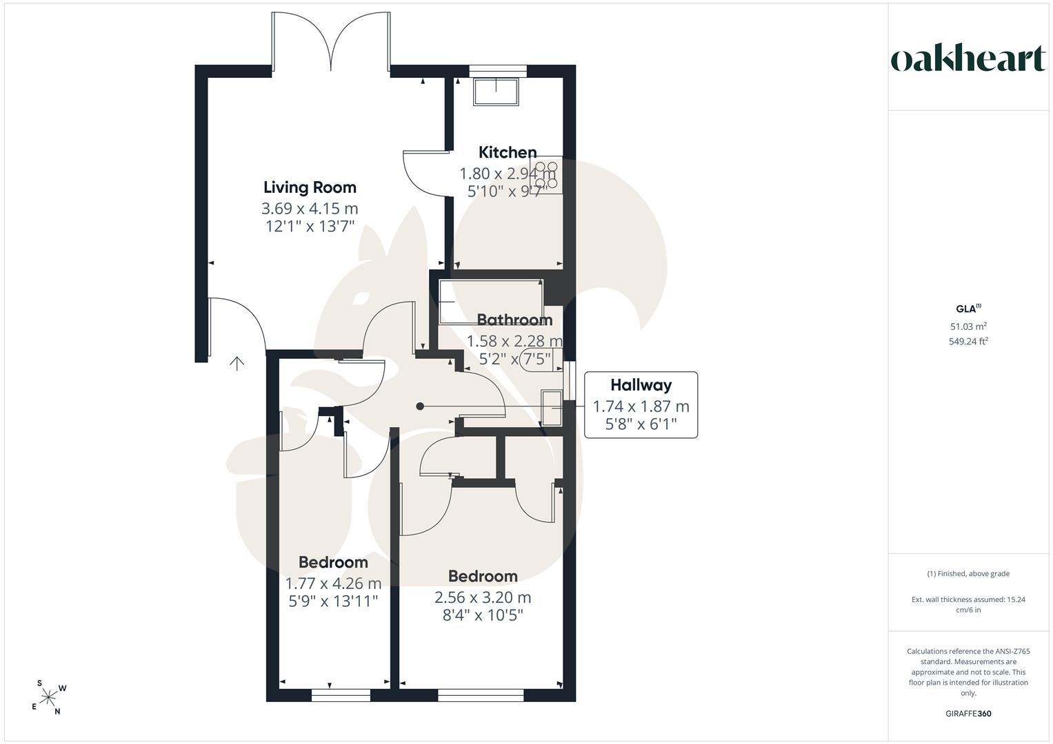 21, Westminster Court, Whitehall Close, Colchester floorplan