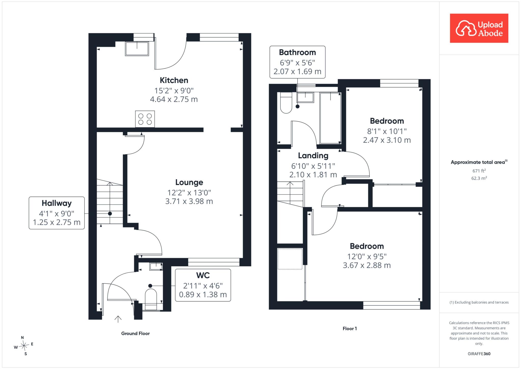 63, Horatius Street, Motherwell floorplan
