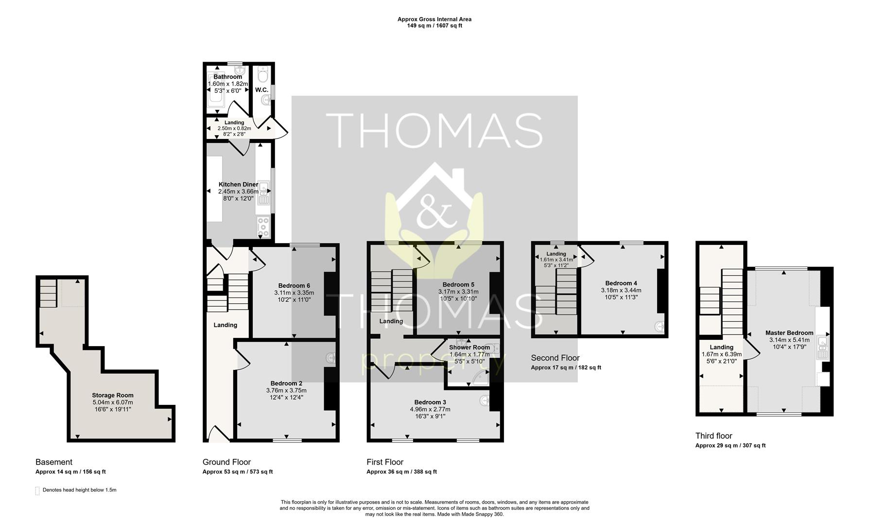 7, Worcester Parade, Gloucestershire,, Gloucestershire, floorplan